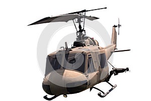 Helicopter isolated