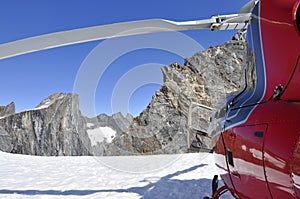 Helicopter Juneau Ice Fields Alaska