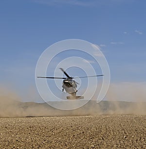 Helicopter landing