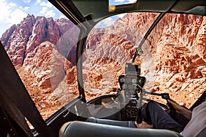 Helicopter on Mount Horeb