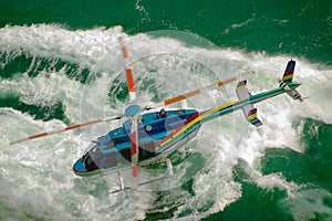 Helicopter Over Whitewater photo