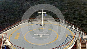 Helicopter Pad on Cruise Ship