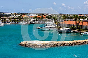 Helicopter Pad in Yacht Harbor