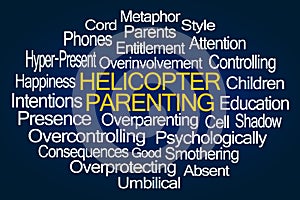 Helicopter Parenting Word Cloud