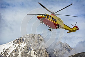 Helicopter Rescue on the Mountain