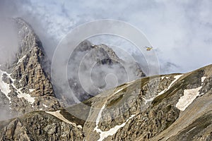 Helicopter Rescue on the Mountain photo