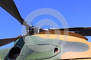 Helicopter rotors photo