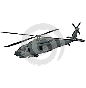 Helicopter sh60 sea hawk