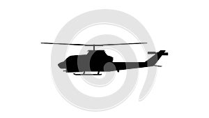 helicopter silhouette