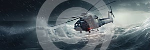 Helicopter Sinks To The Ocean Floor During Perilous Storm, Ship Lost At Sea