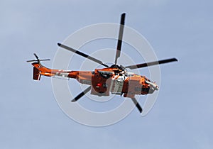 Helicopter of the Spanish Maritime Rescue Team Helimer 401