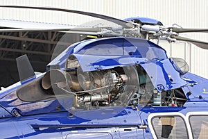 Helicopter turbine engine