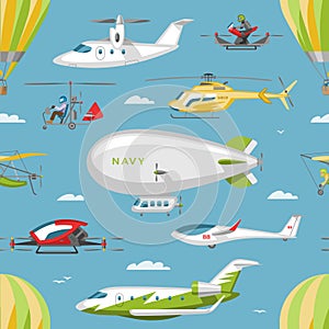 Helicopter vector copter aircraft or rotor plane and chopper jet flight transportation in sky illustration aviation set