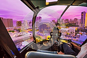 Helicopter on Waikiki