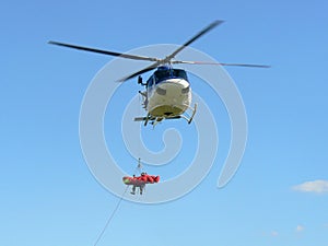 Helicopter winch operations training