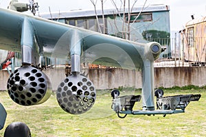 Helicopter wing rocket launchers