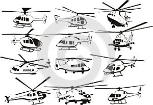 Helicopters set