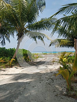 Helipad in the Bangaram island lakshadweep