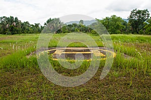 Helipad on jungle