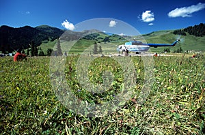 Heliport on Karkara Base Camp photo