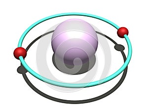 Helium atom