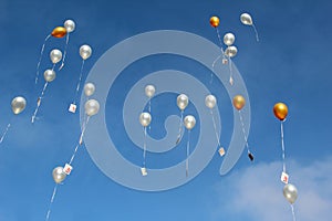 Helium Filled Party Balloons