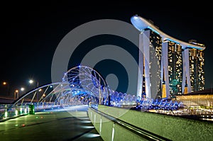 Helix Bridge, Singapore