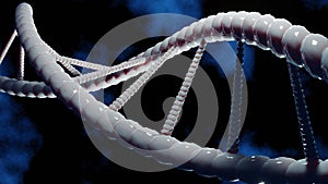 Helix human DNA structure. Science and Technology concept.3d rendering