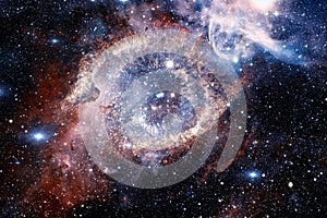 The Helix Nebula in deep space. Elements of this image furnished by NASA