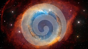 Helix Nebula in Outer Space