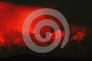 Hell like Cumulus Type clouds.