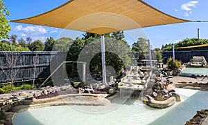 Hell`s Gate Sulfur Spa at Hell`s Gate Geothermal Reserve in Rotorua photo