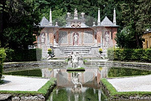 Hellbrunn Gardens in Salzburg, Austria