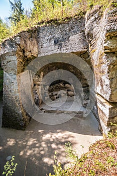 Hellbrunn Steintheater - stone theatre on Hellbrunner mountain in Salzburg, Austria