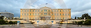 Hellenic Parliament at night - Athens