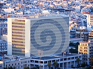 Hellenic Police headquarters aerial view