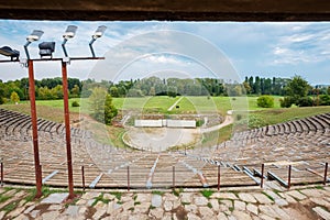 Hellenistic Theater. Dion, Pieria, Greece