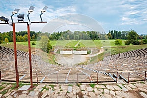 Hellenistic Theater at Dion. Pieria, Greece