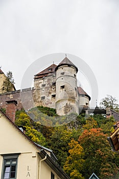 Hellenstein Castle Schloss Hellenstein - perspective from the city of Heidenheim photo