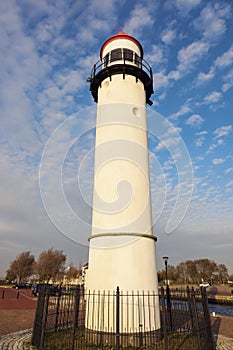 Hellevoetsluis Lighthouse in Netherlands