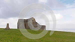 Hellfire club, old hunting lodge on top of Montpelier Hill in Dublin, IReland