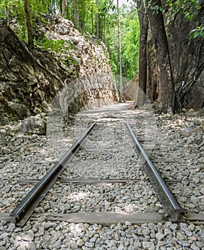 Hellfire Pass in Kanchanaburi, Thailand