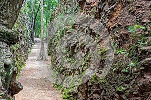 Hellfire Pass at Kanchanaburi, Thailand. photo