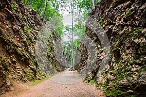 Hellfire Pass ,a railway cutting on the former Death Railway photo