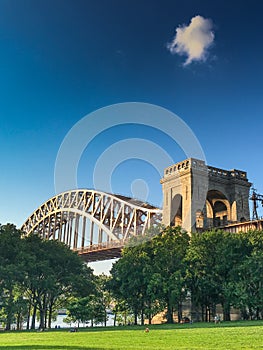 Hellgate Bridge in Astoria Park, NYC