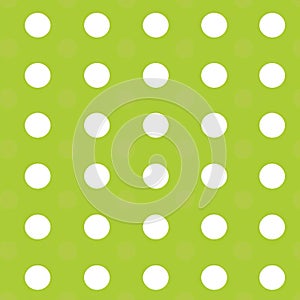 HellgrÃ¼nes Punktmuster is easily reversible or reusable