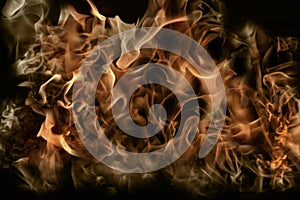 Hellish flame fire conceptual abstract texture background