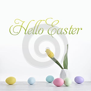 Hello easter card
