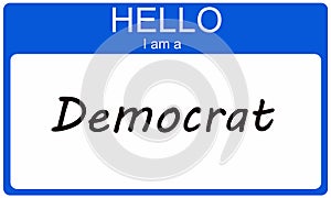 Hello I am a Democrat photo