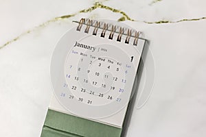 Hello January. January 2024 calendar for planning on your desktop.